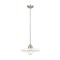 Z-Lite Paloma Pendant, 1-Light, 14 In.W x 6.25 In.H, Brushed Nickel/Gloss Opal 820P14-BN - alternate 6